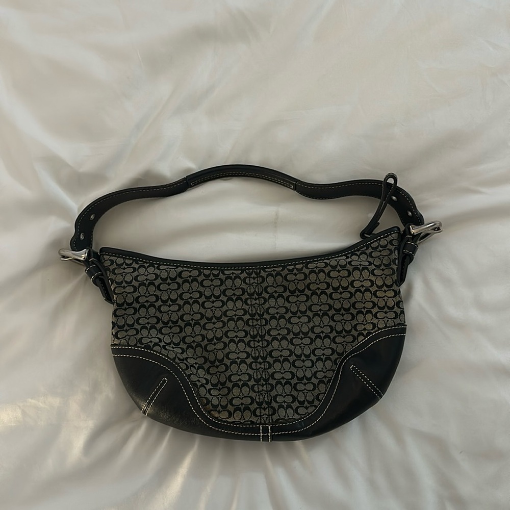 Vintage mini coach shoulder bag